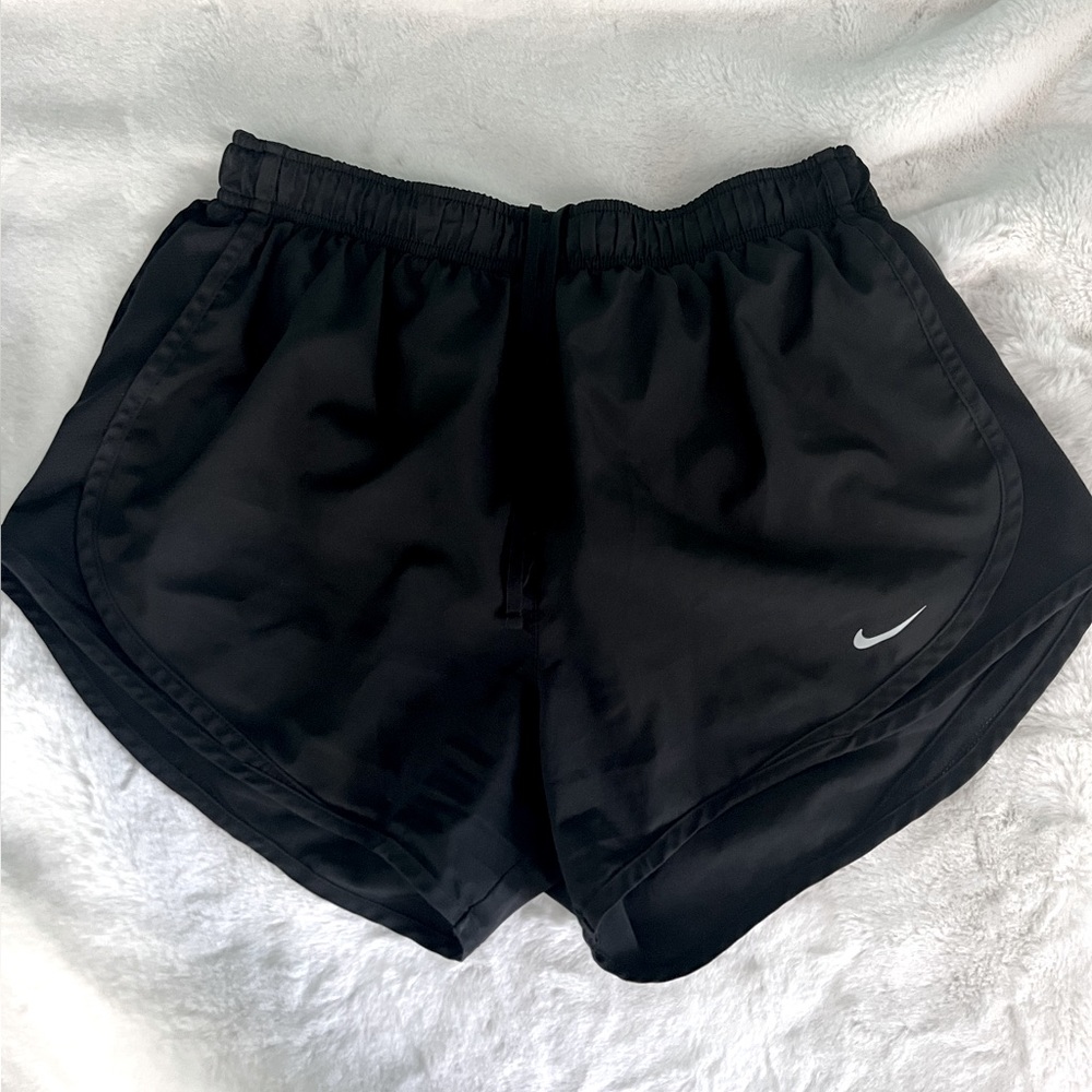 Black Nike Tempo Briefed Lined Running Shorts